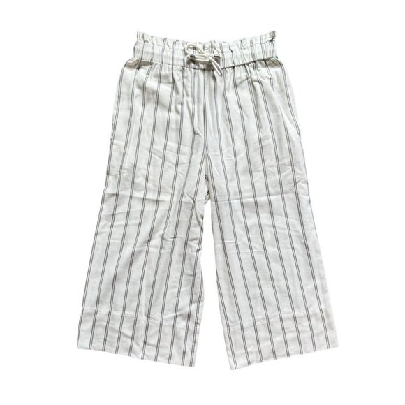 Elodie paperbag crop striped pants size L - Picture 1 of 5